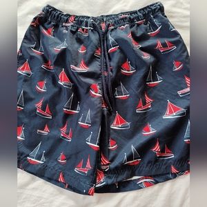 U.S. POLO Men's Swim Trunks. Size Large. Drawstring/Elastic Waist. Lined Inside